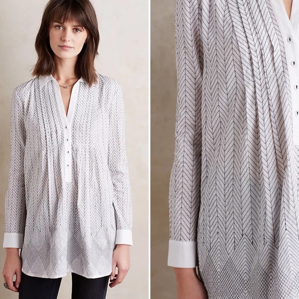 Anthropologie Asha Tunic by Vanessa Virginia [NWT]